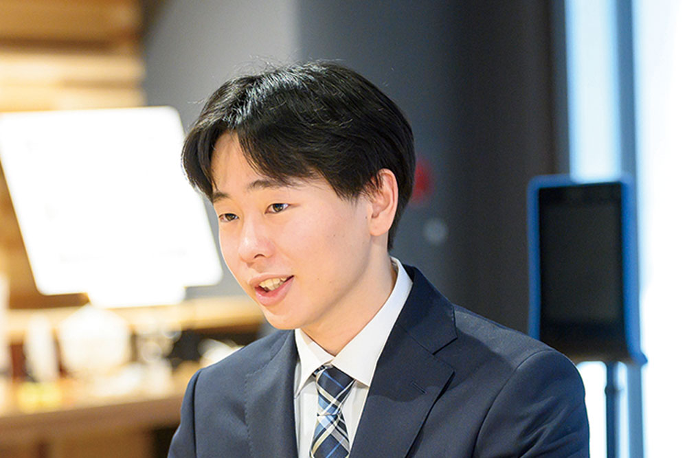 金沢工業大学 工学部情報工学科3年 山上 楓峨さん